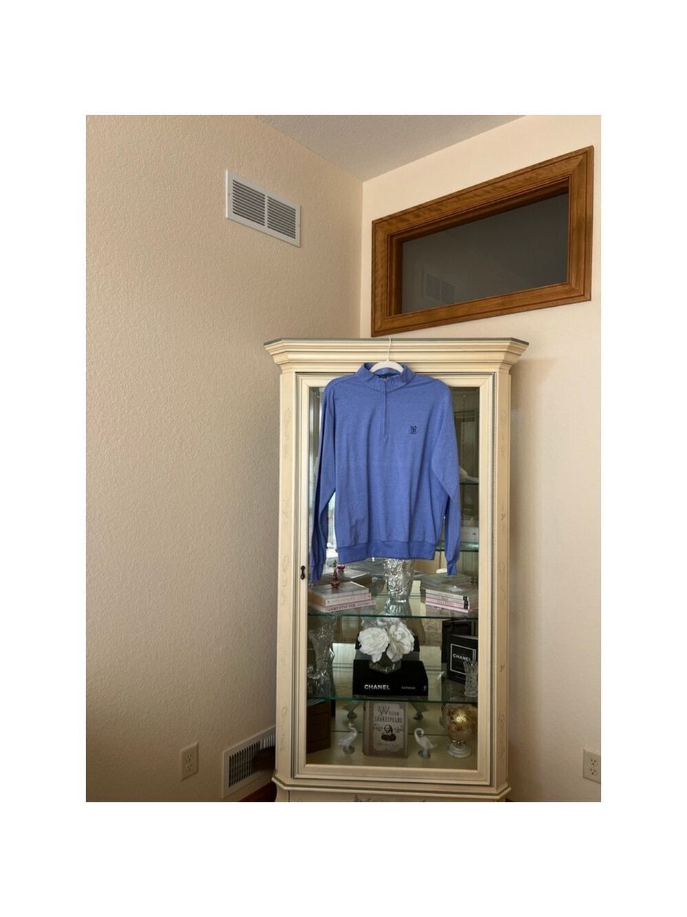 Men's Turtleson Blue Tour Performance Quarter-Zip Sweater S